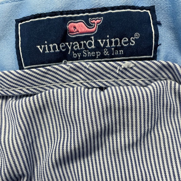 Vineyard Vines Breaker Shorts Men’s 34 Light Blue 8” Inseam - Picture 2 of 6